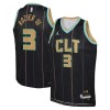 Maillot Homme Charlotte Hornets Terry Rozier III 3 2022-23 Jordan City Edition Noir Swingman